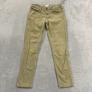 Levi's Jeans Womens 4/27 Demi Curve Skinny‎ VTG 90s Low Rise Denim Stretch Green